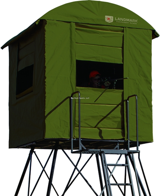 Picture of River's Edge Gifts Landmark Permanent Blind All Weather Covering Spacious Interior