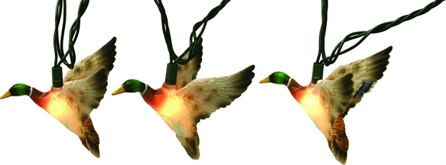 Picture of River's Edge Gifts Light Set 10-Light - Mallard Duck