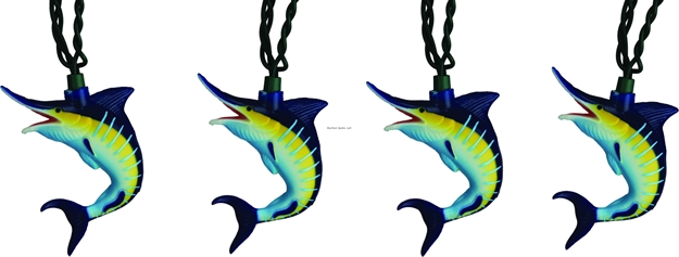 Picture of River's Edge Gifts Light Set 10-Light - Marlin