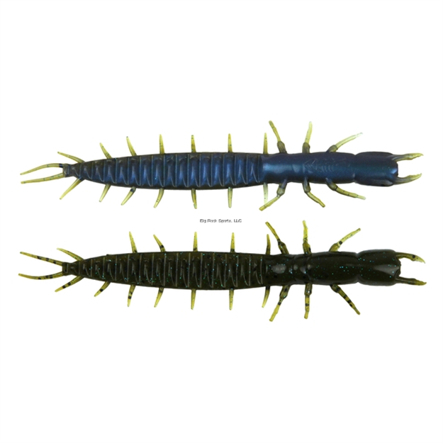 Picture of River's Edge Gifts Tackle HD Hellgrammite 5-Inch 10Pk Green Pumpkin Blue