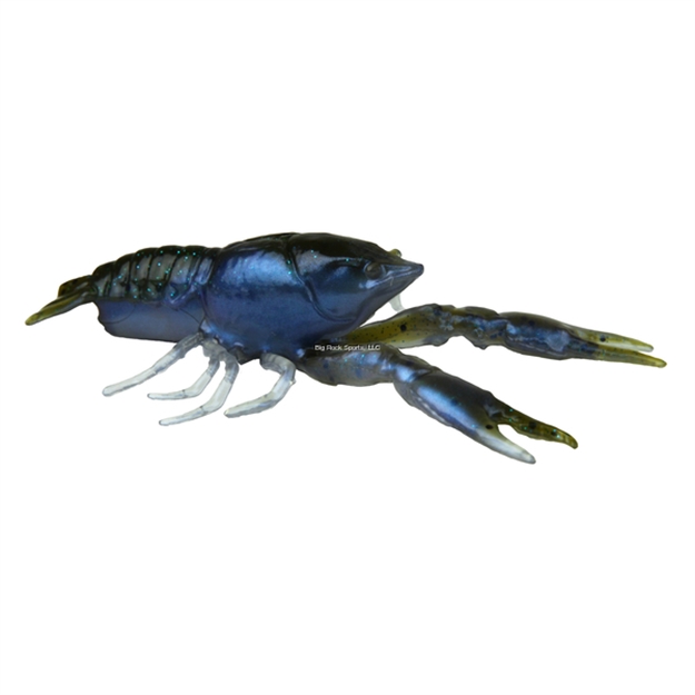 Picture of River's Edge Gifts Tackle HD Hi-Def Craw 3.75-Inch 5Pk Green Pumpkin Blue