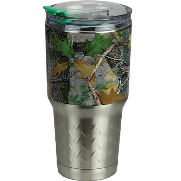 Picture of Rivers Edge Green CB Camo  24Oz. SS Tumbler