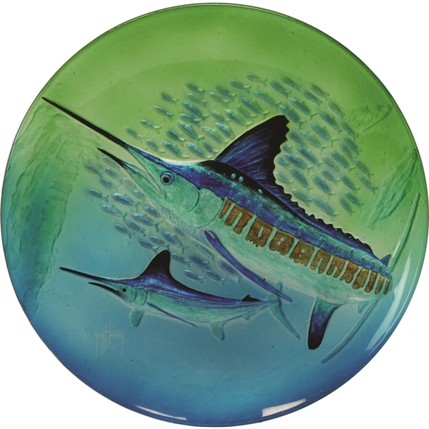 Picture of Rivers Edge Guy Harvey 18In Marlin Glass Platter