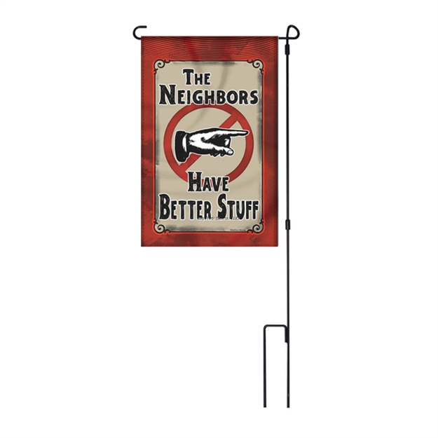 Picture of Rivers Edge Lawn Flag 14In X 22In With Pole - Neighbors