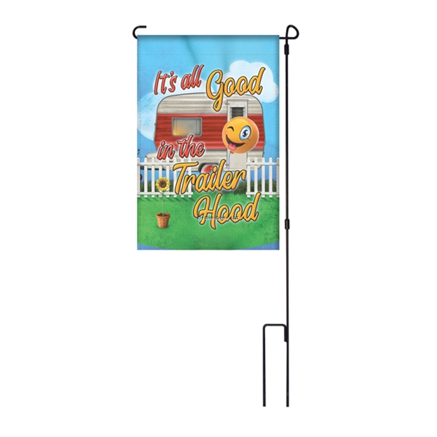 Picture of Rivers Edge Lawn Flag 14In X 22In With Pole - Trailer Hood