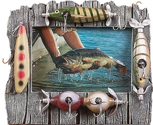 Picture of Rivers Edge Lure Picture Frame Resin