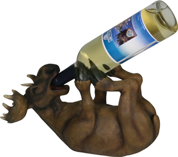 Picture of Rivers Edge Moose Wine Bottle Holder 927