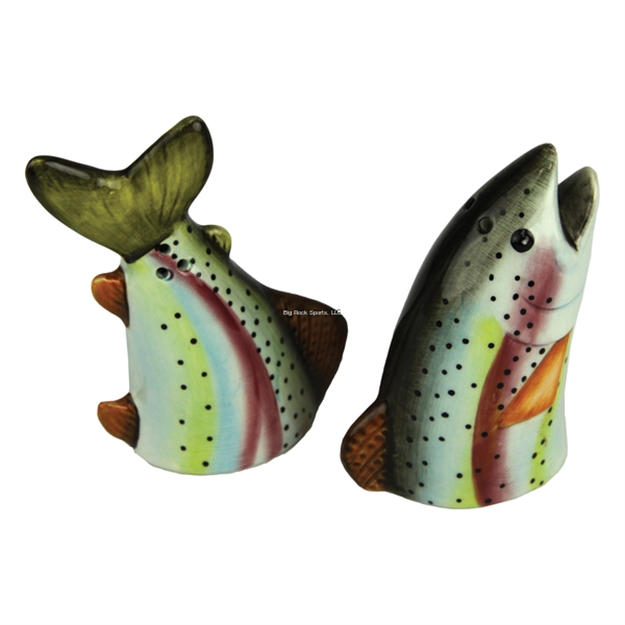 Picture of Rivers Edge Salt And Pepper Shakers - Trout
