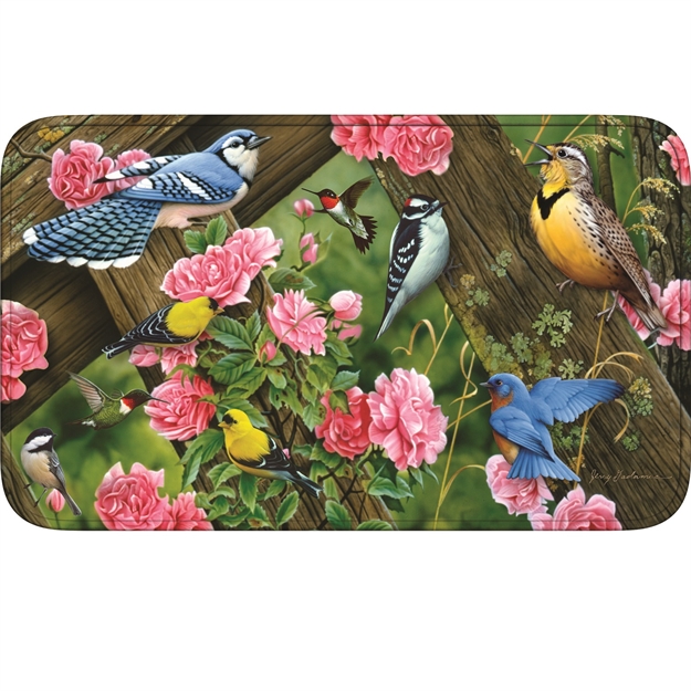 Picture of Rivers Edge Songbirds Memory Foam Mat 31.5In X 20In