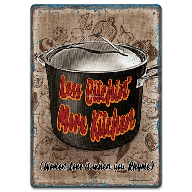 Picture of Rivers Edge Tin Sign 12In X 17In - More Kit