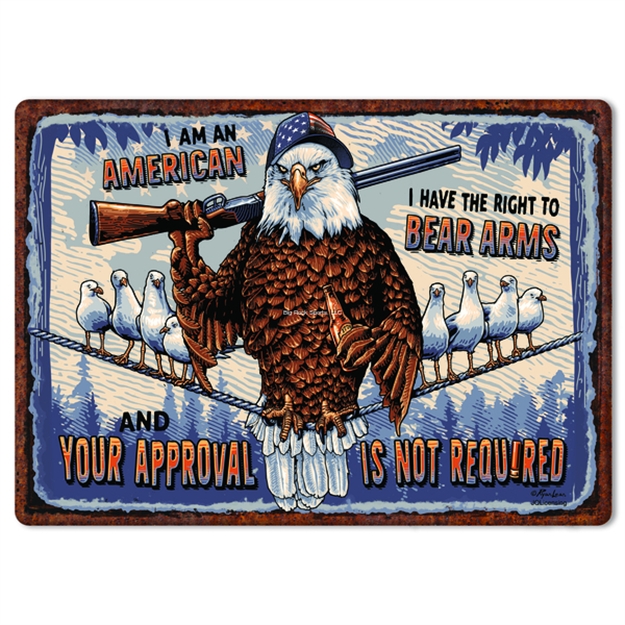 Picture of Rivers Edge Tin Sign 12In X 17In - NO Approval