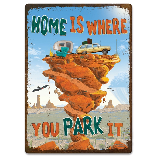 Picture of Rivers Edge Tin Sign 12In X 17In - Park IT