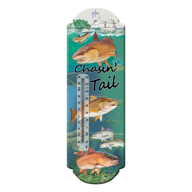 Picture of Rivers Edge Tin Thermometer - Redfish