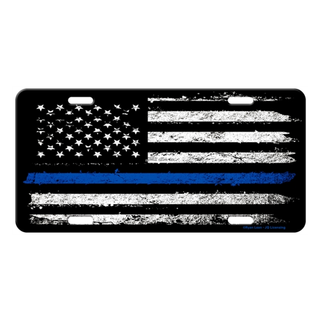Picture of Rivers Edge Vanity License Plate 12In X 6In - American Blue Line 2692