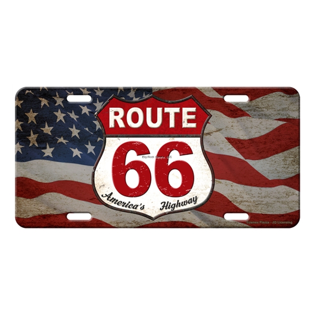 Picture of Rivers Edge Vanity License Plate 12In X 6In - American Route 66