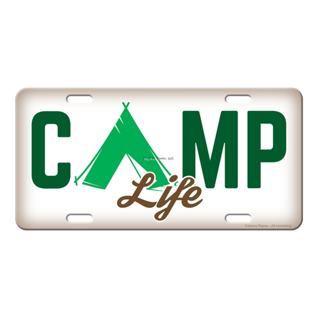 Picture of Rivers Edge Vanity License Plate 12In X 6In - Camp Life