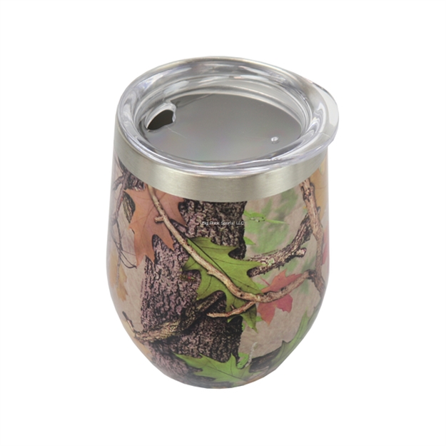 Picture of Rivers Edge Wine Glass, Stemless - Camo