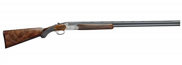 Picture of  Rizzini Usa 2201-2828 Br220 Field 28 Gauge 28" Nickel Chrome Coin Anodized Steel Steel Receiver Engraved Grade 2.5 Turkish Walnut Wood Stock