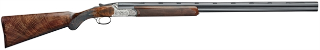 Picture of  Rizzini Usa 2201-2828 Br220 Field 28 Gauge 28" Nickel Chrome Coin Anodized Steel Steel Receiver Engraved Grade 2.5 Turkish Walnut Wood Stock