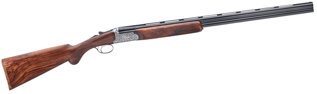 Picture of  Rizzini Usa 410141029 Round Body EM Full Size 410 Gauge Break Action 2Rd 29" Vent Rib Barrel, Coin Anodized Silver Receiver, Fixed W/Prince OF Whales Grip Grade Iii Turkish Walnut Stock