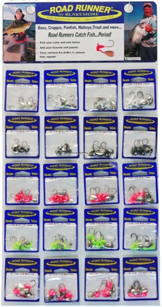 Picture of Road Runner 60Pk Display OF Orignal Road Runner Heads  3Per Peg