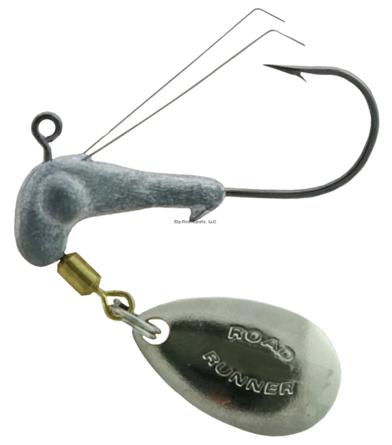 Picture of Road Runner Barbed Weedless Heads 1/8 #1 HK Unpainted 2Pk