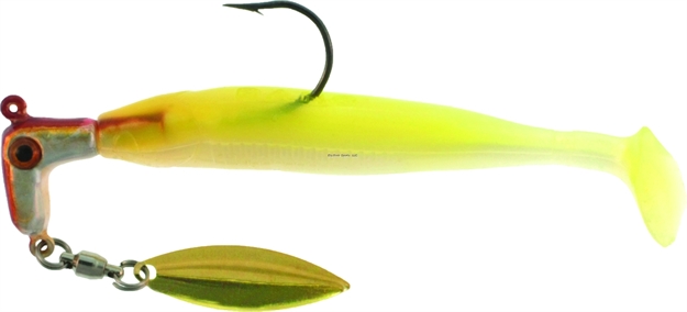 Picture of Road Runner Bozka Salt Runner Jig W/Spinner Copper Mullet 1/4 OZ 2Pk