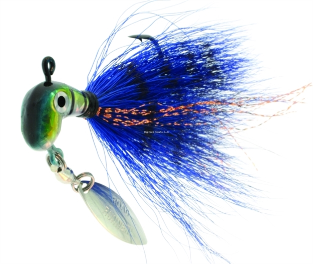 Picture of Road Runner Bucktail Pro Jig W/Spinner Bluegill/Bluegill 3/8 OZ 1Pk