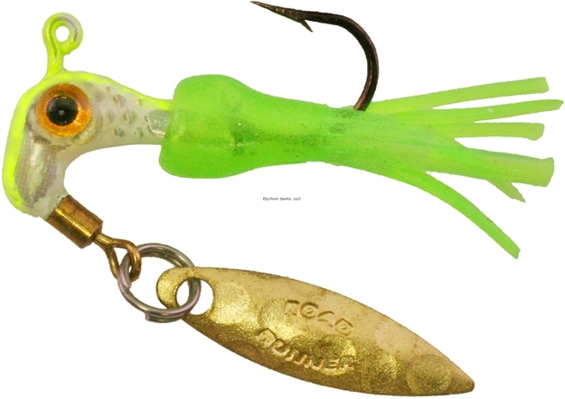 Picture of Road Runner Natural Science Trout And Panfish Jig 1/16 OZ Lemon/Lime Chartreuse,  (1) Rigged, (2) Bodies