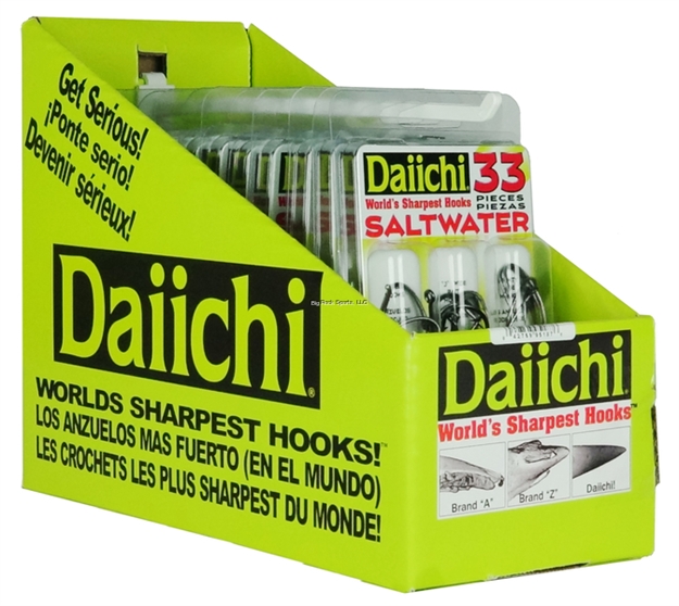 Picture of Road Runner Pdq For Daiichi Dswhk 33 PC Saltwater Hook Kit 12 Kits