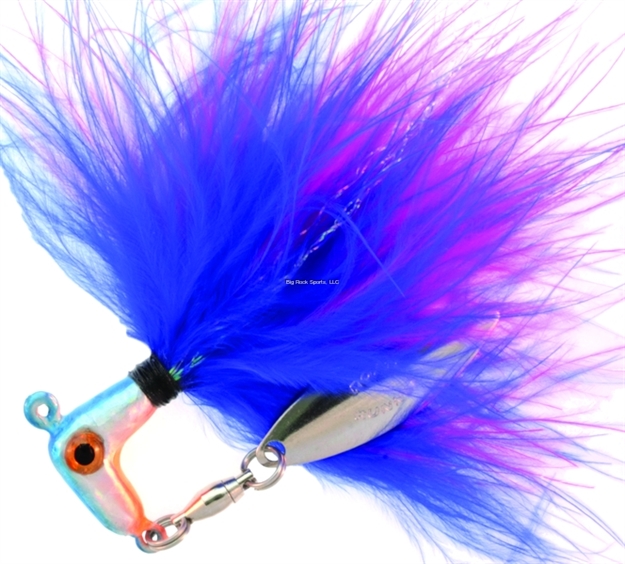 Picture of Road Runner SS Runner Jig W/Spinner Blue Fusion 3/8 OZ 1Pk