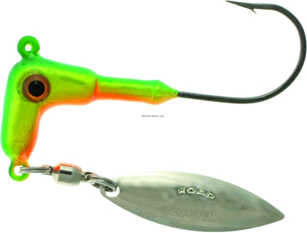 Picture of Road Runner Tommy Skarlis's Awesome Walley Runner Jig W/Spinner, 1/4 Oz, Perch, 2/Pack