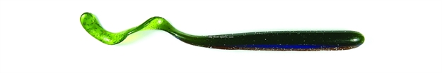 Picture of Roboworm Curly Tail Worm, 4 .5", Aaron's Magic Red & Black Flake, 10/Pack