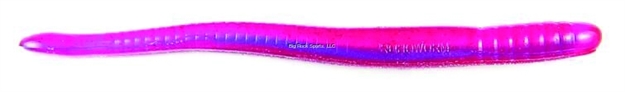 Picture of Roboworm Fat Straight Tail Worm, 4 .5", Morning Dawn Red Flake, 8/Pack