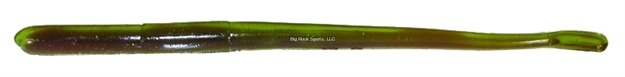 Picture of Roboworm Straight Tail Worm, 6", Green Weenie, 10/Pack