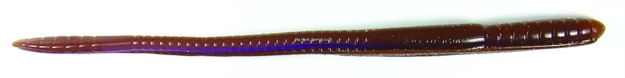 Picture of Roboworm Straight Tail Worm, 7", Oxblood Light Red Flake, 8/Pack