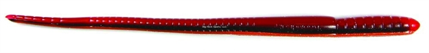 Picture of Roboworm Straight Tail Worm, 7", Red Craw, 8/Pack
