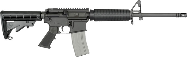 Picture of  Rock River Arms Ar1222 Lar-15M Car A4 5.56X45mm Nato 30+1 16" Chrome Moly Threaded Barrel W/A2 Flash Hider, Rra 6 Position Tactical Car Stock, Overmolded A2 Grip, Includes Carrying Case & 1 Magazine