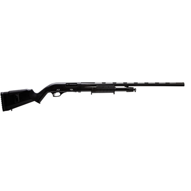 Picture of  Rock Island Pa12h28 All Generations  12 Gauge 3" 5+1 28" Black Anodized Contoured/Smooth Bore/Vent Rib Barrel, Black Fixed W/Adjustable Cheek Rest Stock 812285026435