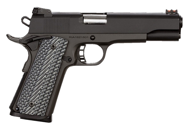 Picture of  Rock Island 51486 Rock Ultra FS 45 Acp Caliber With 5" Barrel, 8+1 Capacity, Overall Black Parkerized Finish Steel, Beavertail Frame, Serrated Slide & Black/Gray G10 Grip 806015514862
