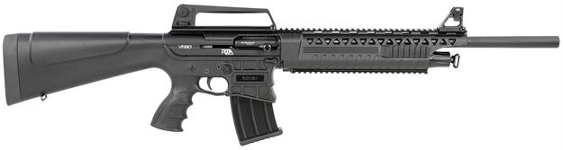 Picture of Armscor/Rock Island Vr60 AR Semi-Auto Shotgun, 12 Ga,3", 20" Bbl, Black, Polymer Stock, Removable Handle, 5+1 Rnd. 601BC