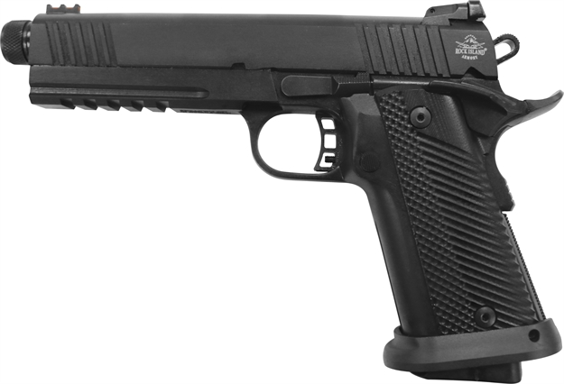 Picture of Armscor/Rock Island Tac Ultra Semi Auto Pistol, 10Mm, 5" Threaded Bbl, Blk Parkerized, G10 Grips, 16 RD 56862