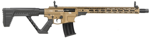 Picture of Rock Island Vr80burnt Vr80  12 Gauge 5+1 3" 20" Barrel, Exclusive Burnt Bronze Cerakote Finish, 7075-T6 Aluminum Receiver, Flip UP Front & Rear Sights, Synthetic Thumbhole Stock, Manual Safety VR80-BURNT 812285026770