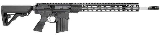 Picture of  Rock River Arms 65C1534bt Lar-Bt3 Predator HP 6.5 Creedmoor 20+1 20" Stainless Fluted Barrel, Black Billet Rec, Oem Operator Car Stock & Operator Brake, 17" M-Lok Handguard, Hogue Rubber Grip