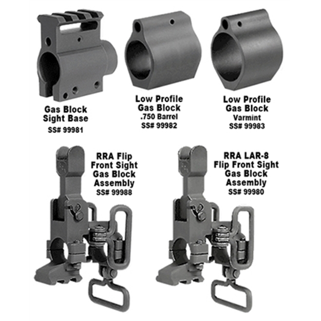 Picture of Rock River Arms Ar0122lpvasy Low Profile Gas Block Varmint/Bull Barrel Low Profile  Chrome Moly Steel .750"