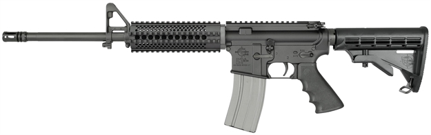 Picture of Rock River Arms Ar1207 Lar-15 Tactical Car A4 With Quad Rail Chrome Lined Barrel Semi-Automatic 223 Remington/5.56 Nato 16" 30+1 6-Position Black Stk Black