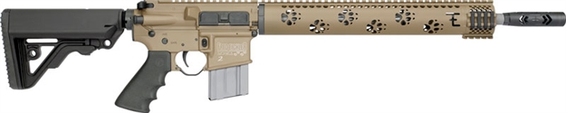 Picture of Rock River Arms Lar15 Predator2 223 Wylde 6 Pos Stk 16" Bbl Rockote Tan FE1515TAN