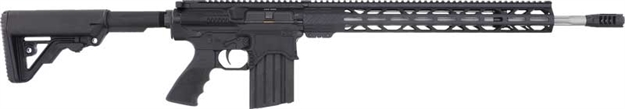 Picture of  Rock River Arms 243A1534bt Lar-Bt3 Predator HP 243 Win 20+1 20" Stainless Fluted Barrel, Black Billet Rec, Oem Operator Car Stock & Operator Brake, 17" M-Lok Handgaurd, Hogue Rubber Grip 842834125685