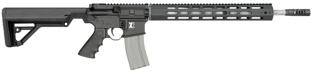 Picture of Rock River Arms Xar1750b Lar-15 X-Series Rifle Black Semi-Automatic 223 Remington/5.56 Nato 18" 30+1 Rra Operator A2 Stk Black