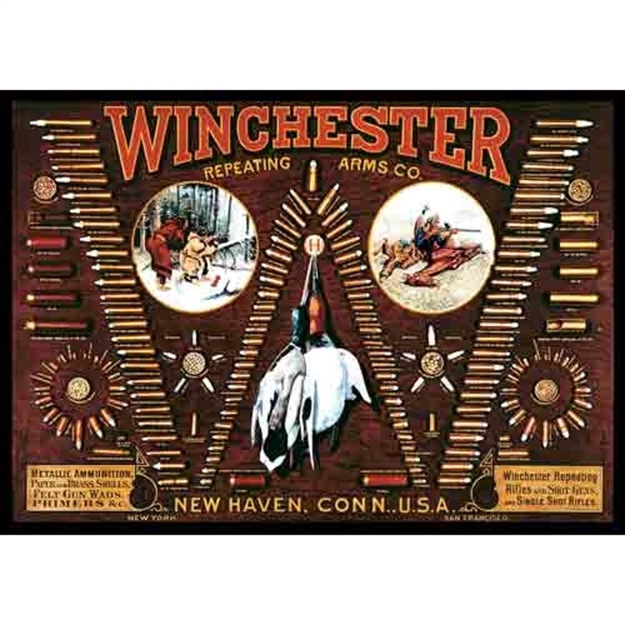 Picture of Rockin' W Brand Brand Winchester Big W Cartridge Rug 52"X37"